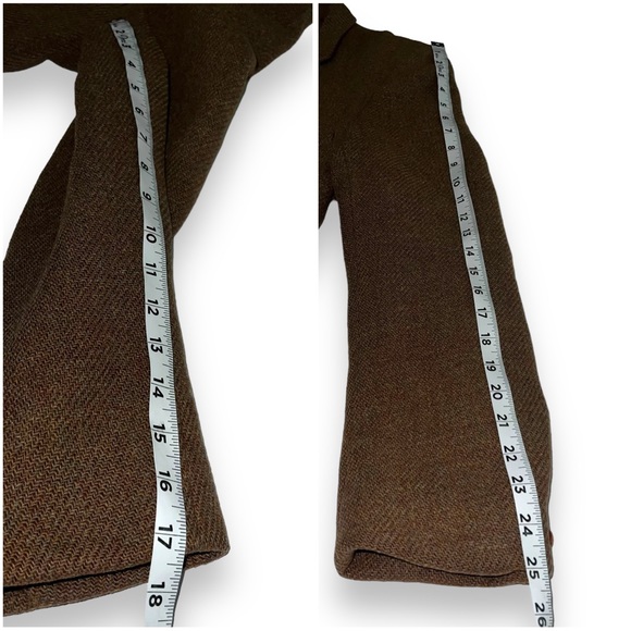 Vintage Independent Harris Tweed Producers Mens Blazer Sports Coat Jacket Brown - Picture 9 of 11